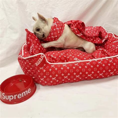 supreme lv dog bed